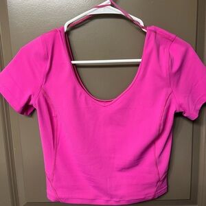 Lululemon align top Sonic Pink